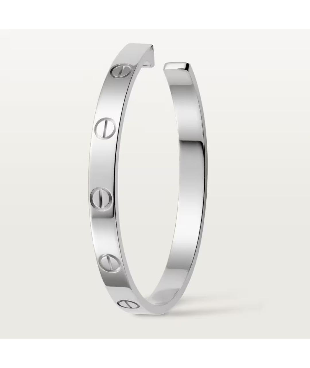 CARTIER Серебряные серьги из белого золота, фото 2