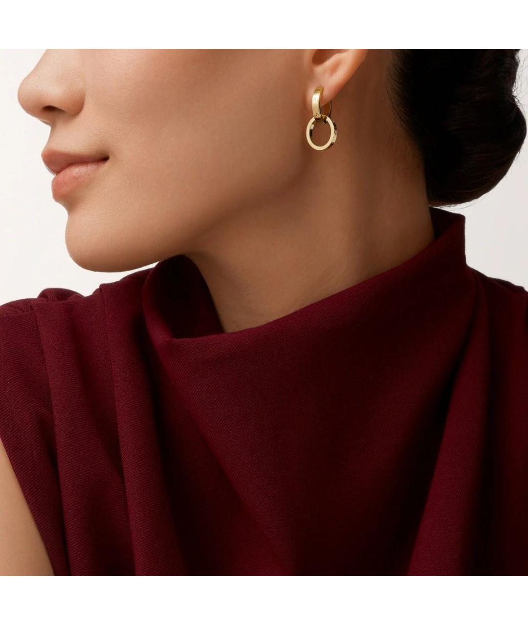 CARTIER Золотые серьги из желтого золота, фото 2