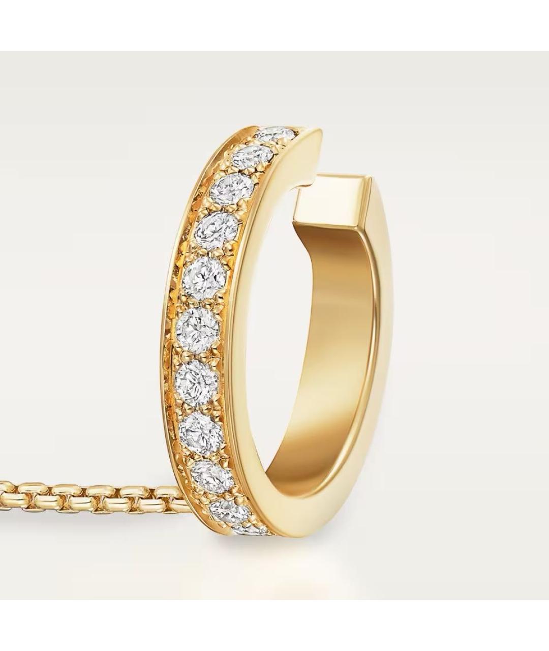 CARTIER Золотые серьги из желтого золота, фото 3