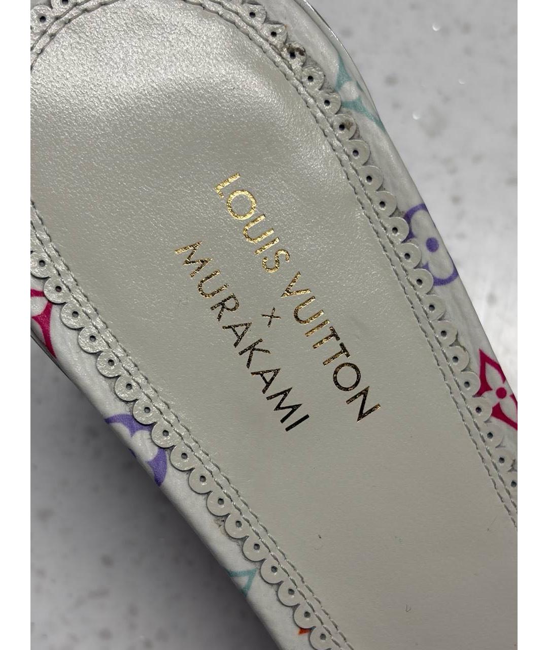 LOUIS VUITTON Белые кожаные туфли, фото 4