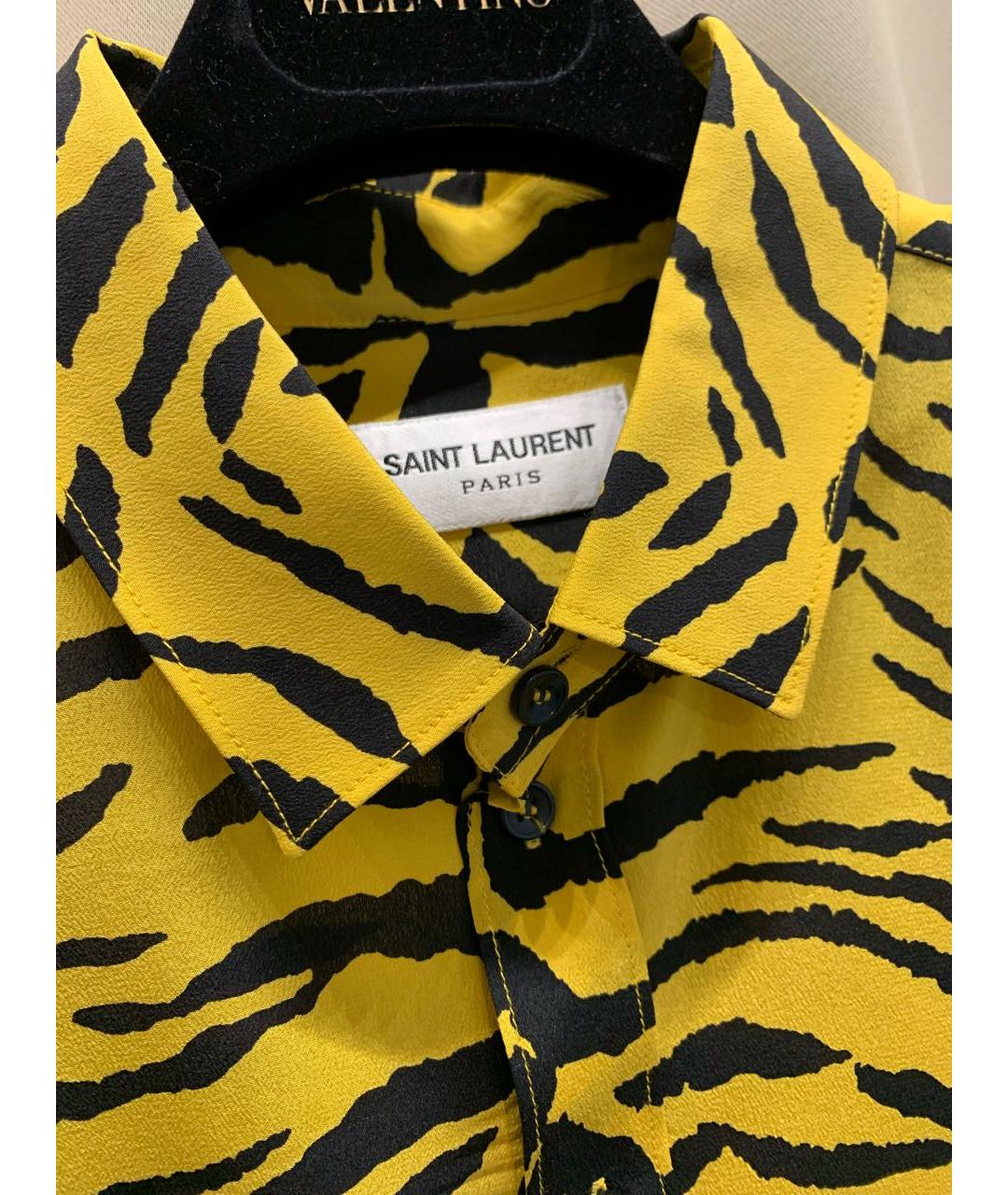 SAINT LAURENT Мульти шелковая блузы, фото 3