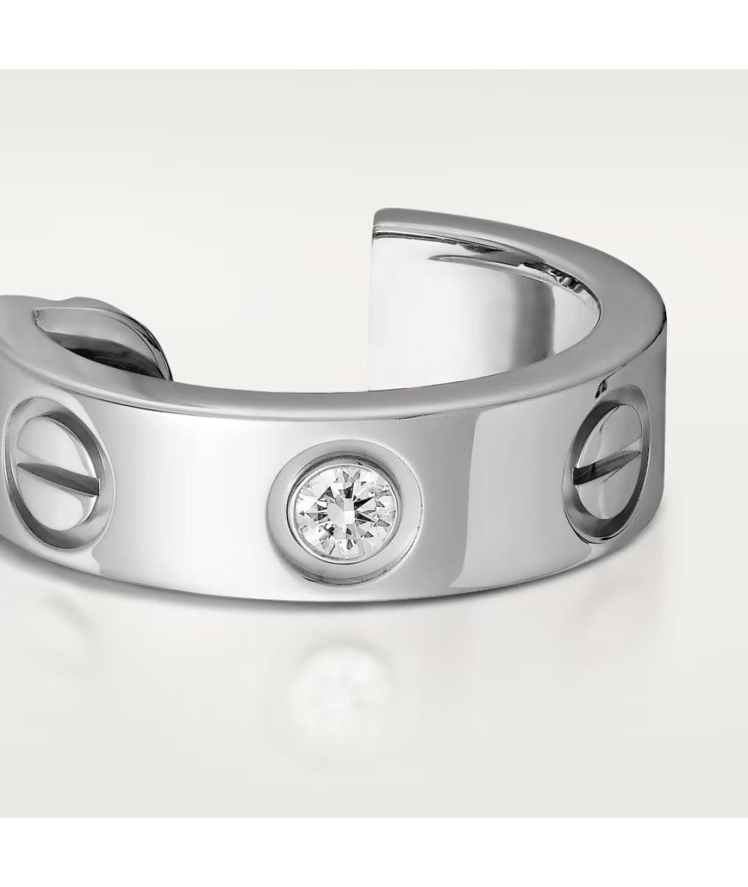 CARTIER Серебряные серьги из белого золота, фото 5