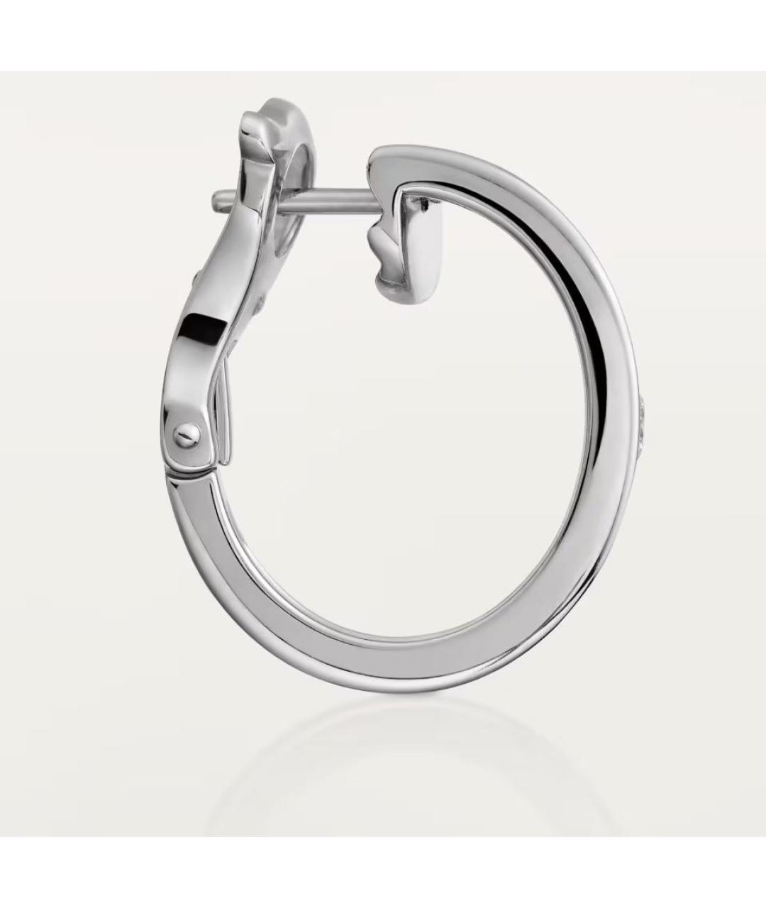 CARTIER Серебряные серьги из белого золота, фото 6