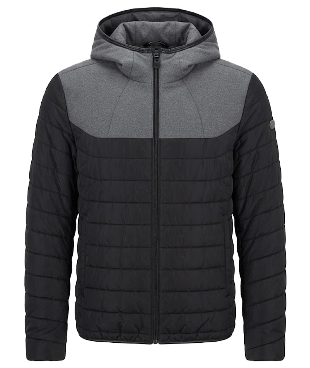 HUGO BOSS Черная полиэстеровая куртка, фото 1