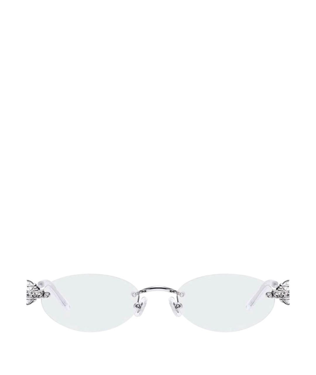 GENTLE MONSTER Серебряные металлические солнцезащитные очки, фото 1