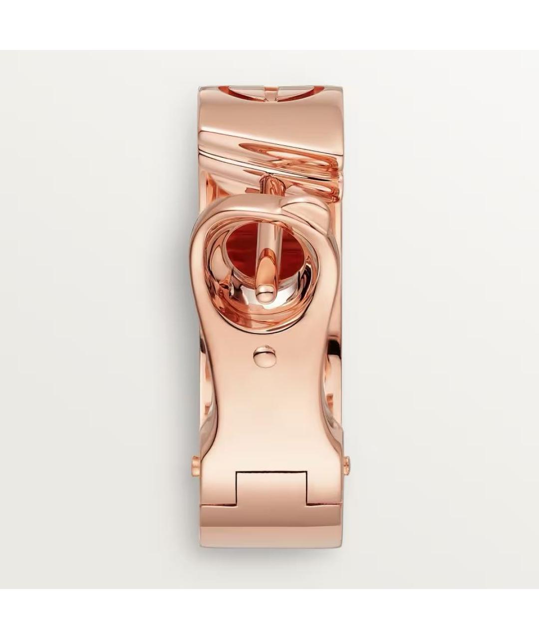 CARTIER Розовые серьги из розового золота, фото 5