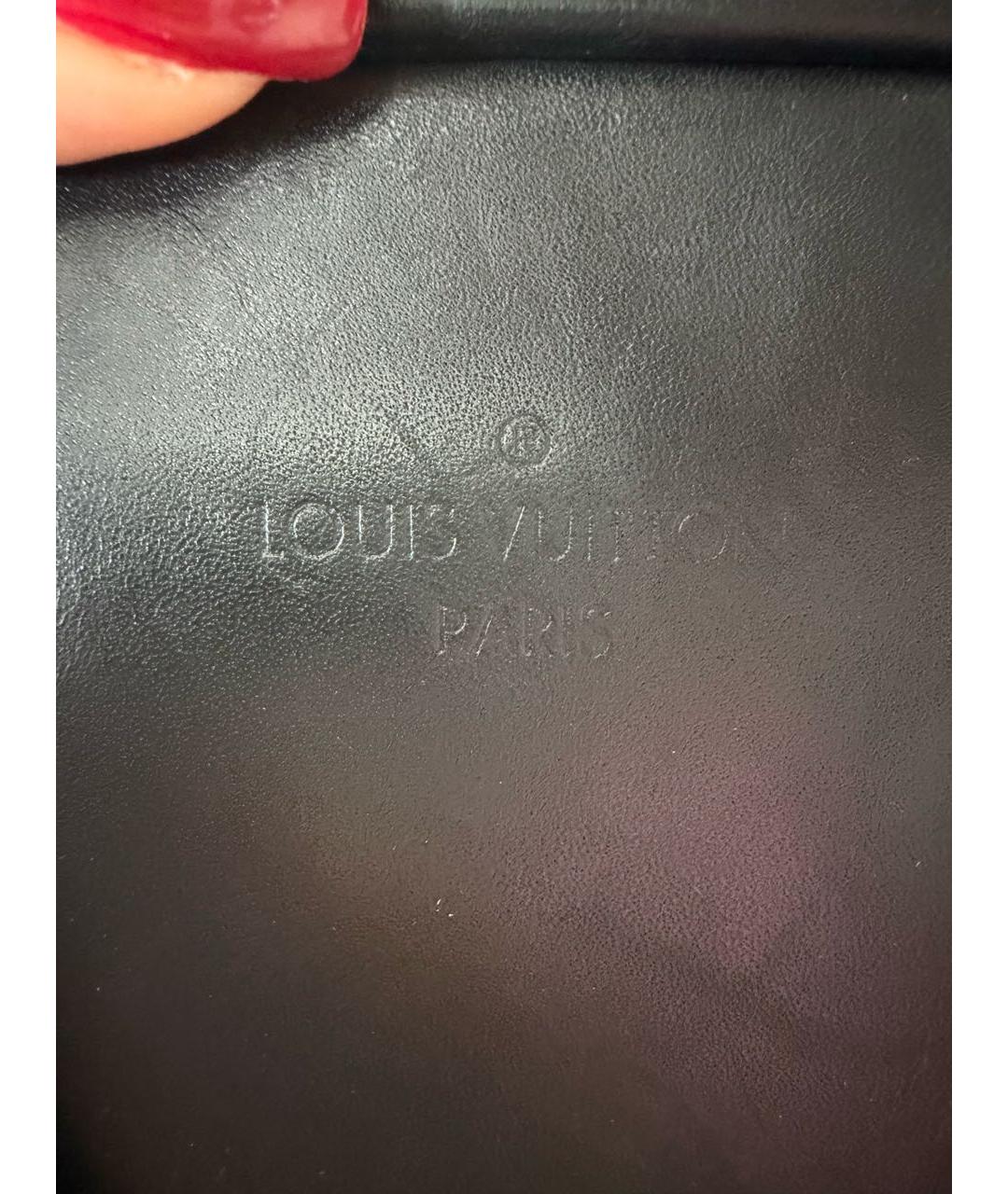 LOUIS VUITTON Черный кожаный рюкзак, фото 6