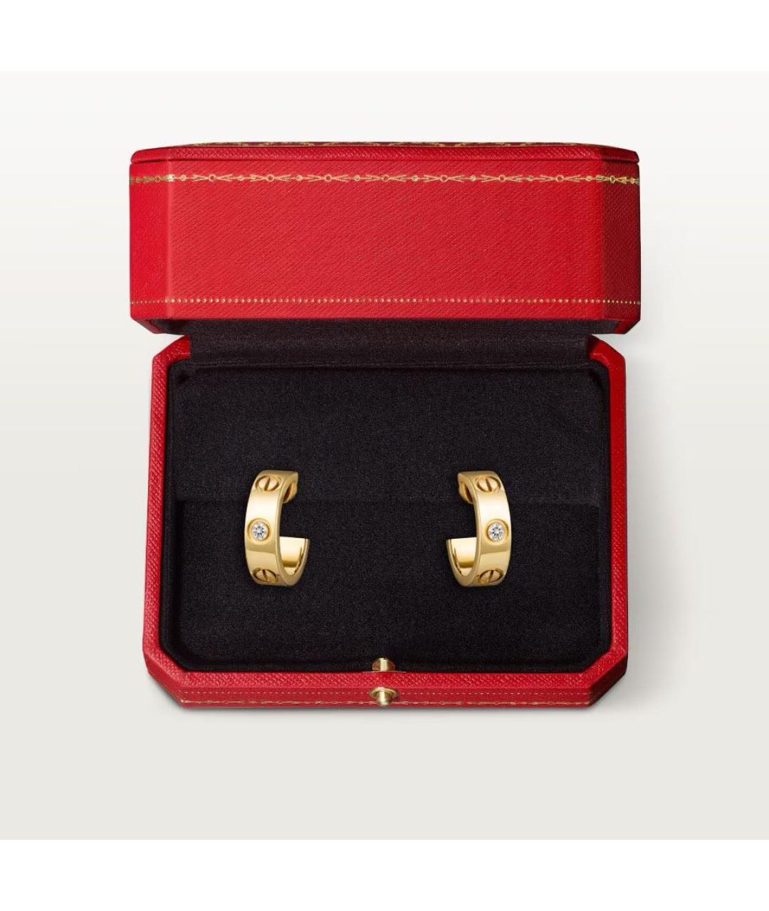 CARTIER Золотые серьги из желтого золота, фото 8