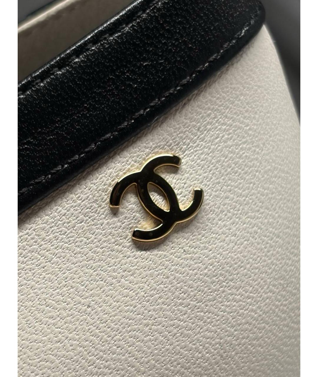 CHANEL Белые кожаные туфли, фото 4