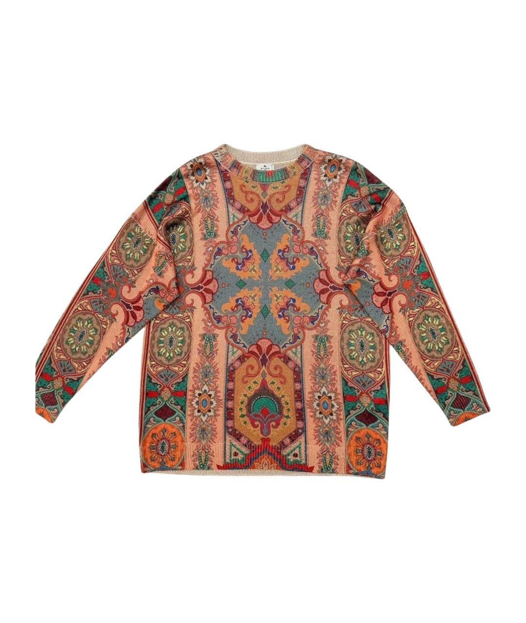ETRO Оранжевый ацетатный джемпер / свитер, фото 1