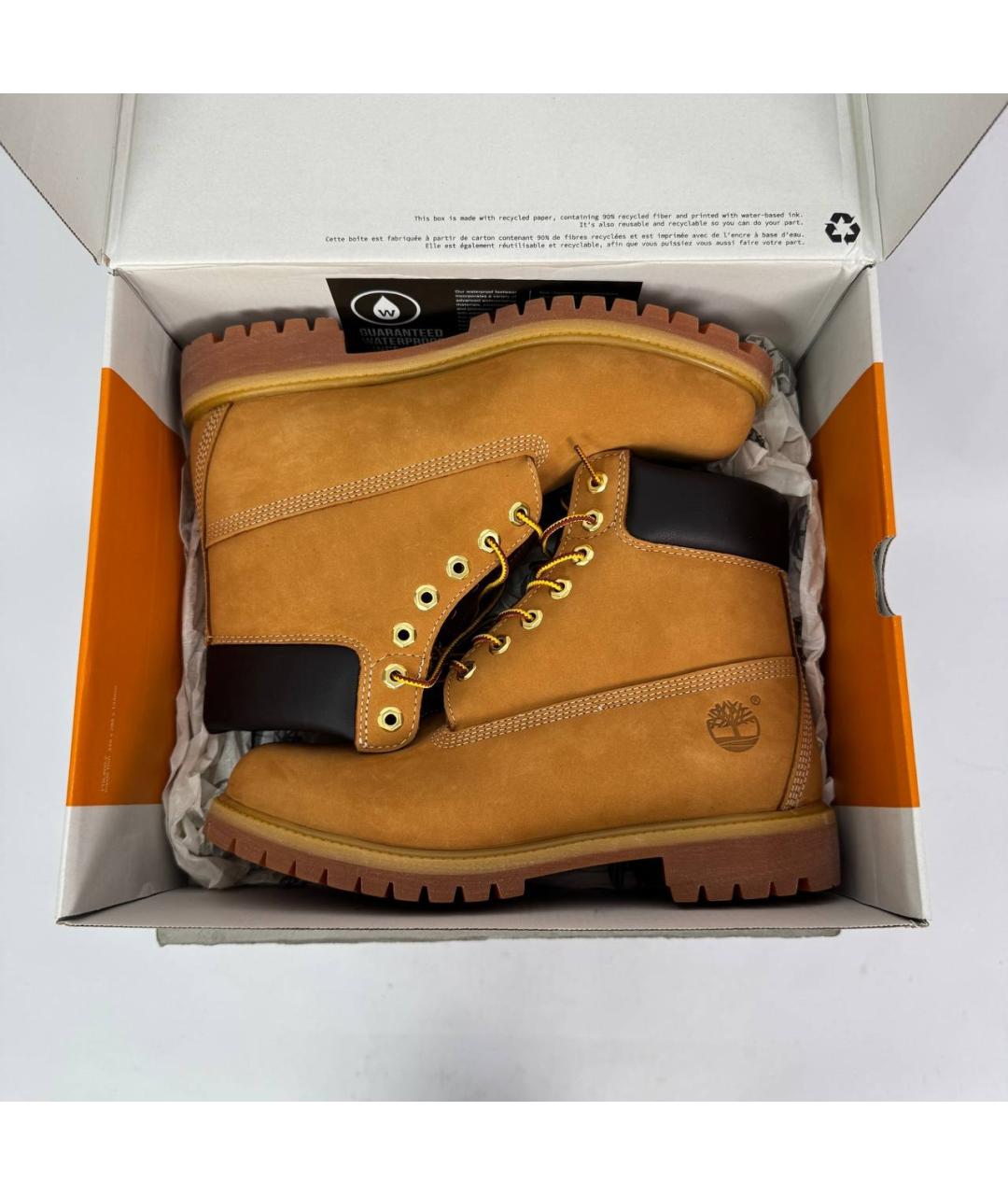 TIMBERLAND Горчичные нубуковые ботинки, фото 2