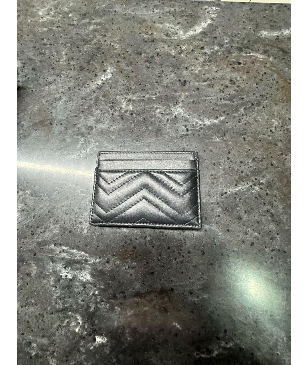GUCCI Черный кожаный кардхолдер, фото 2