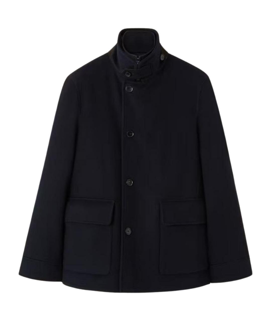 LORO PIANA Темно-синяя кашемировая куртка, фото 1
