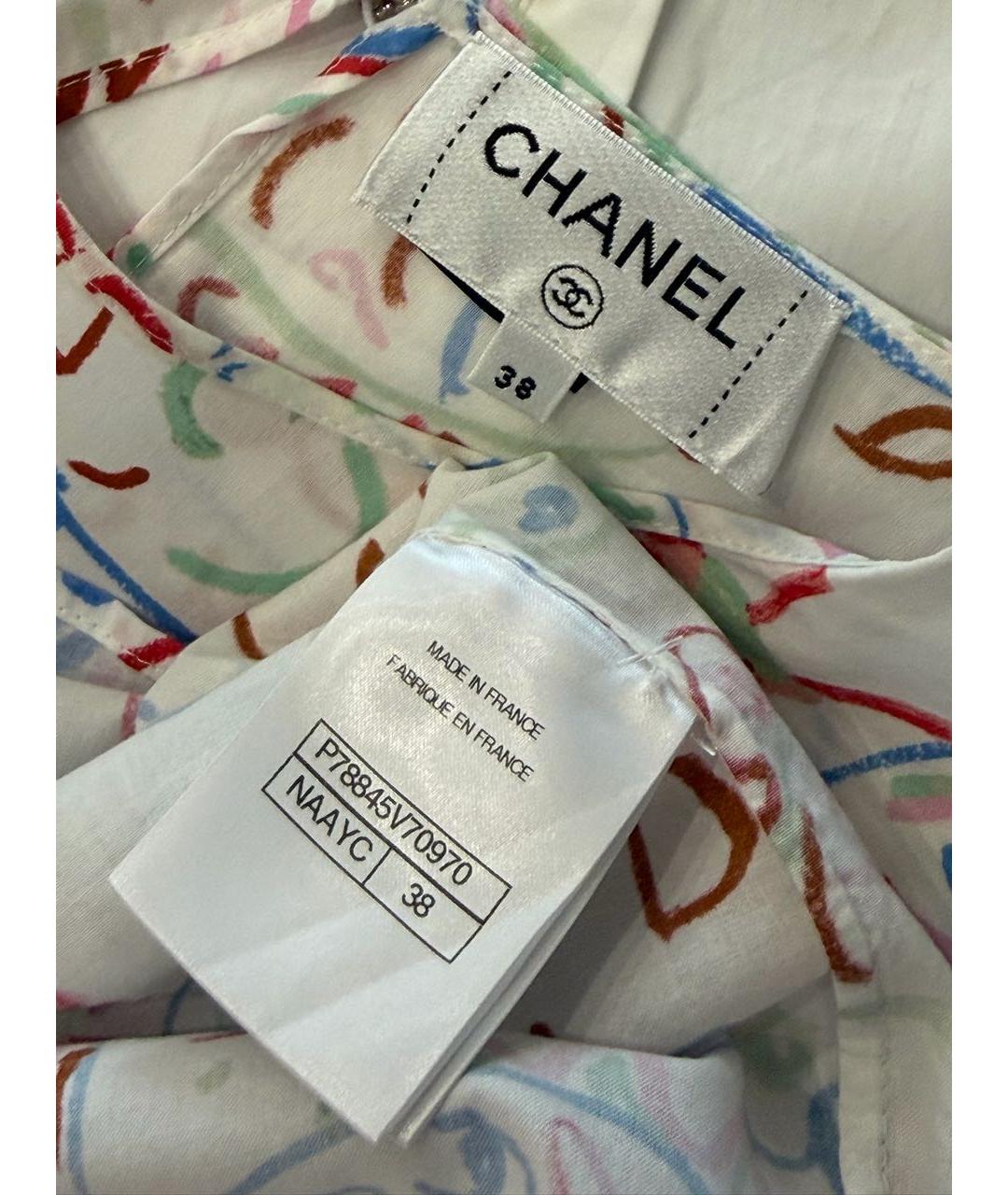 CHANEL Мульти хлопковая блузы, фото 7