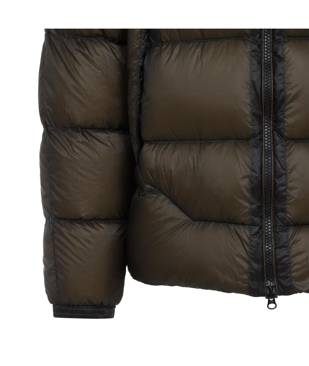 CP COMPANY Коричневый полиамидовый пуховик, фото 3