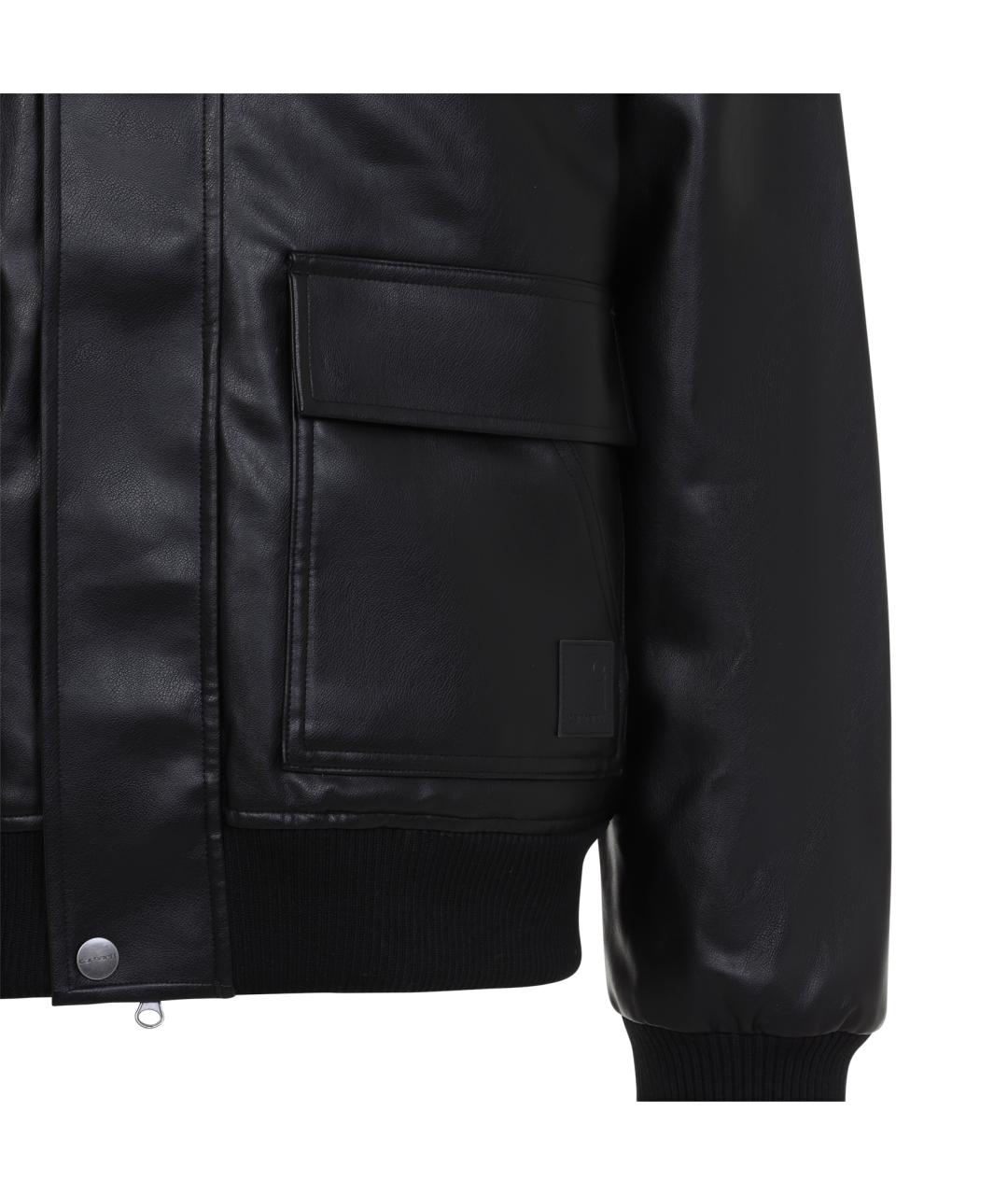 CARHARTT WIP Черная полиуретановая куртка, фото 3