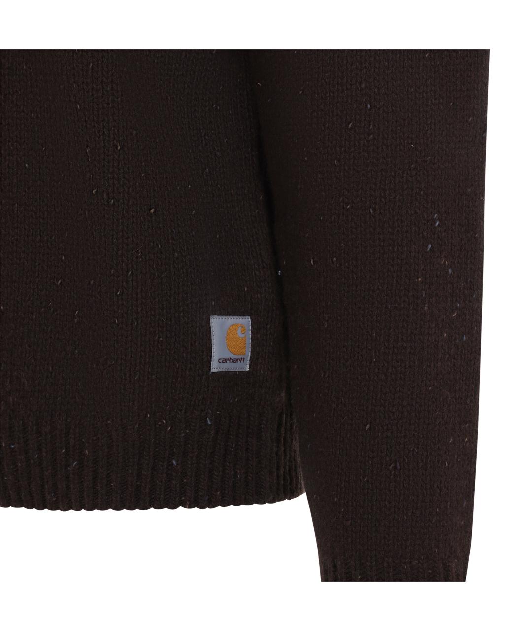 CARHARTT WIP Коричневый шерстяной джемпер / свитер, фото 3