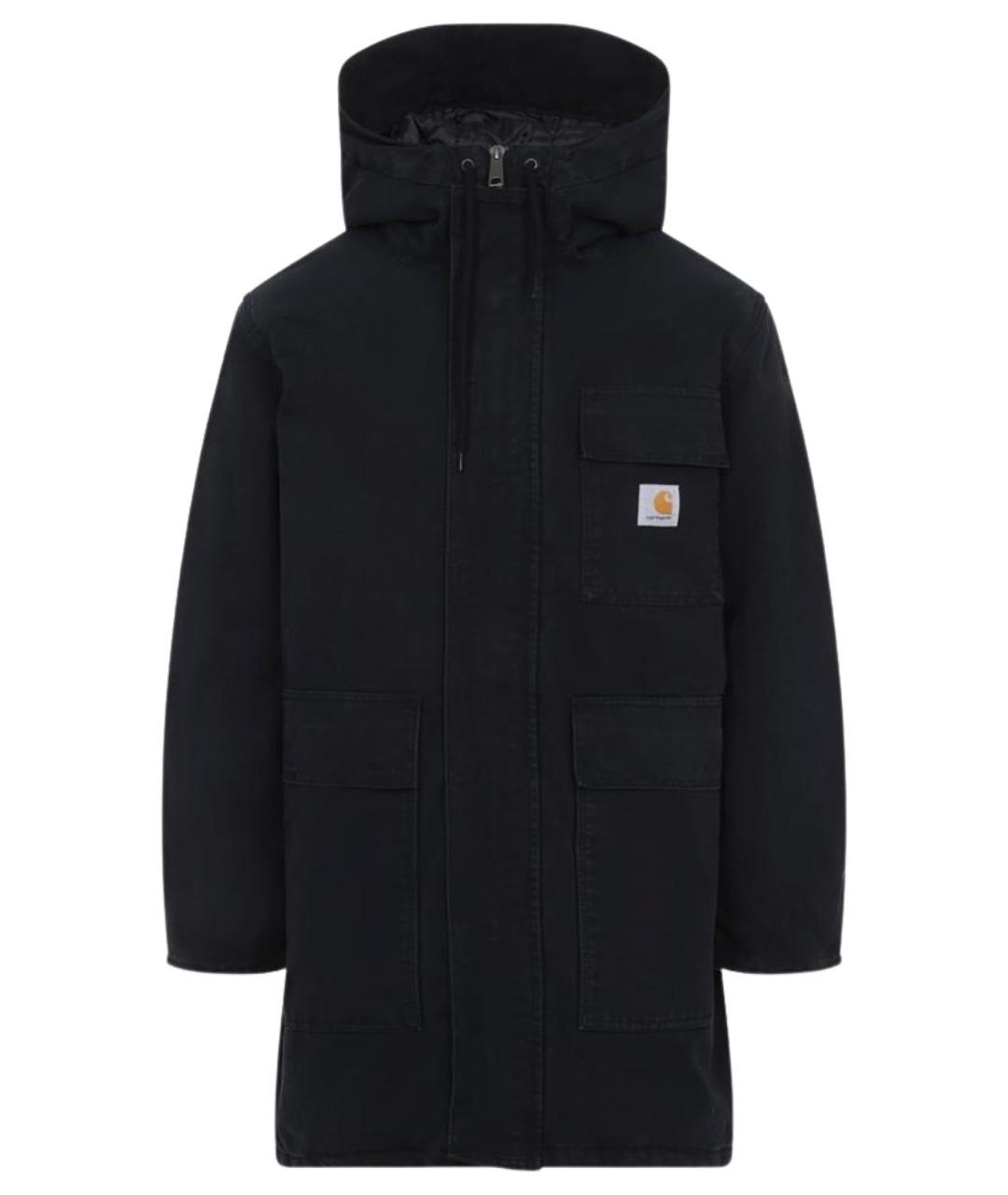 CARHARTT WIP Черная хлопковая парка, фото 1