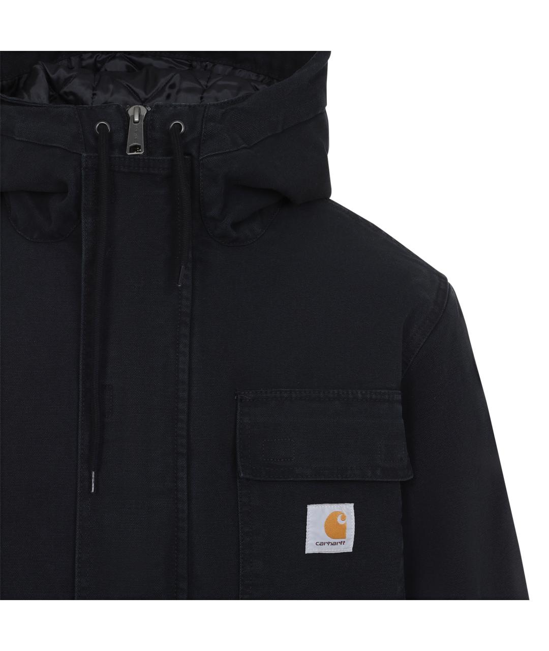 CARHARTT WIP Черная хлопковая парка, фото 3