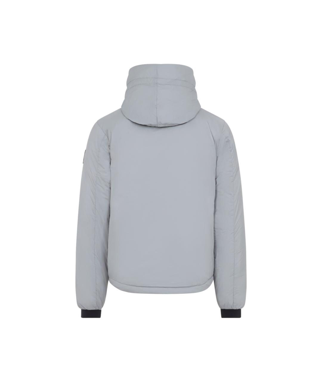 CANADA GOOSE Серый полиамидовый пуховик, фото 2