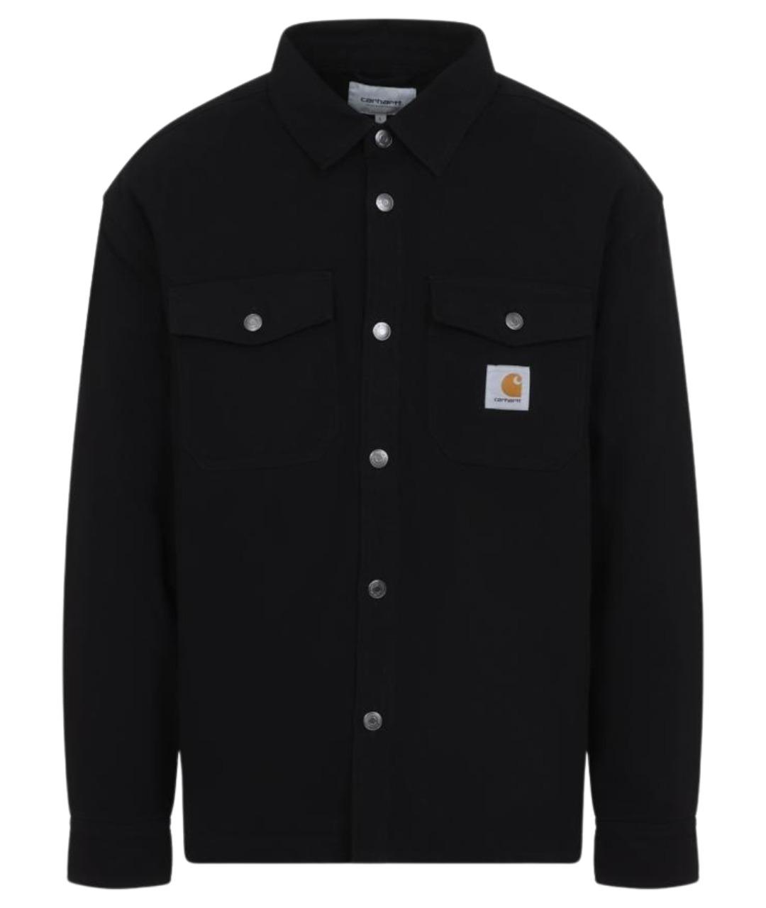 CARHARTT WIP Черная хлопковая кэжуал рубашка, фото 1