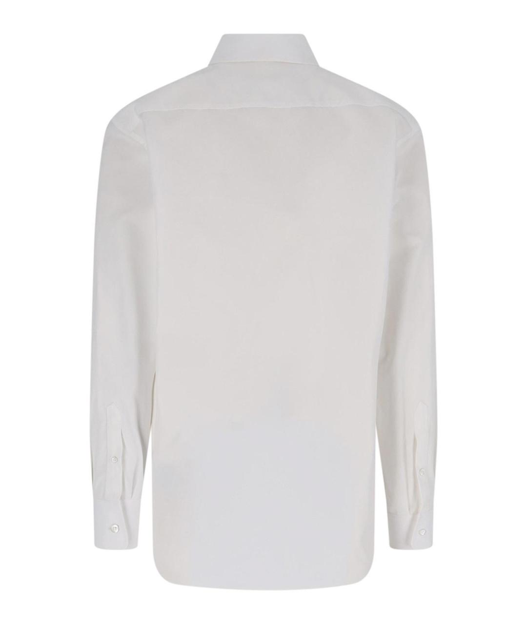 MAISON MARGIELA Белая хлопковая классическая рубашка, фото 2