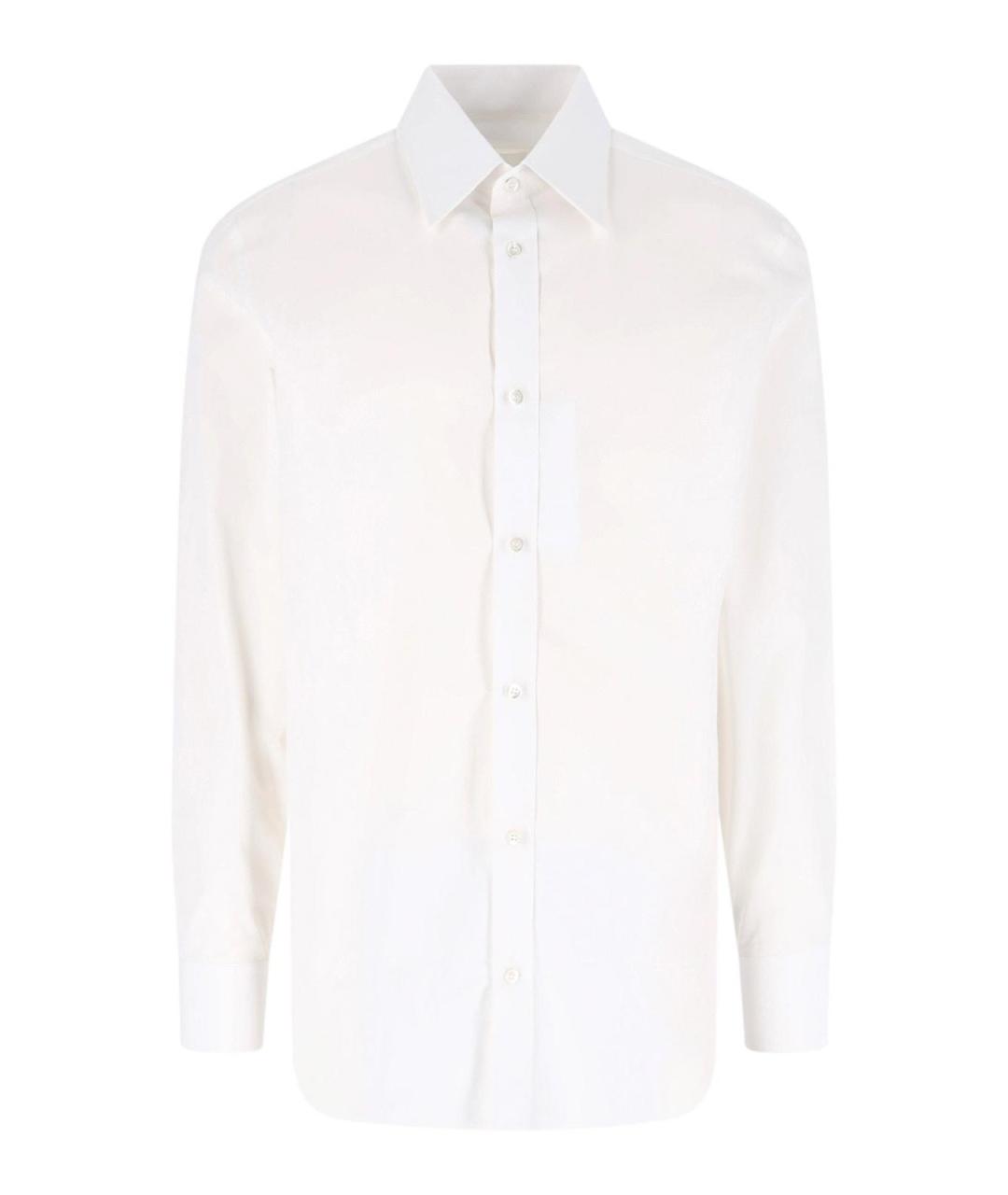 MAISON MARGIELA Белая хлопковая классическая рубашка, фото 1