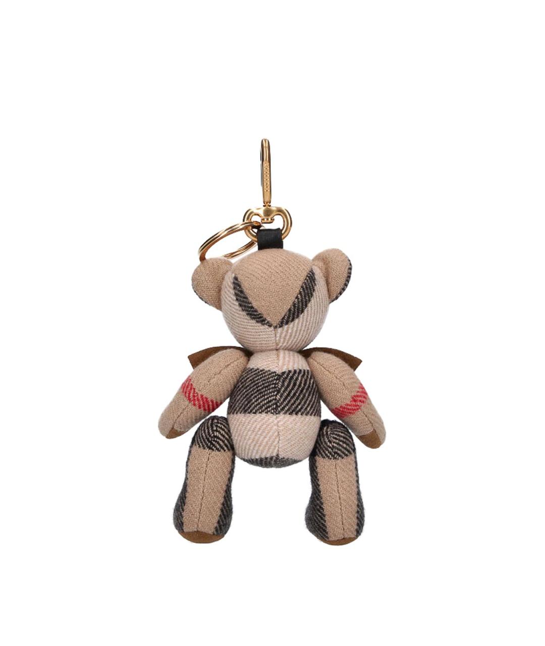 BURBERRY Бежевый брелок, фото 3