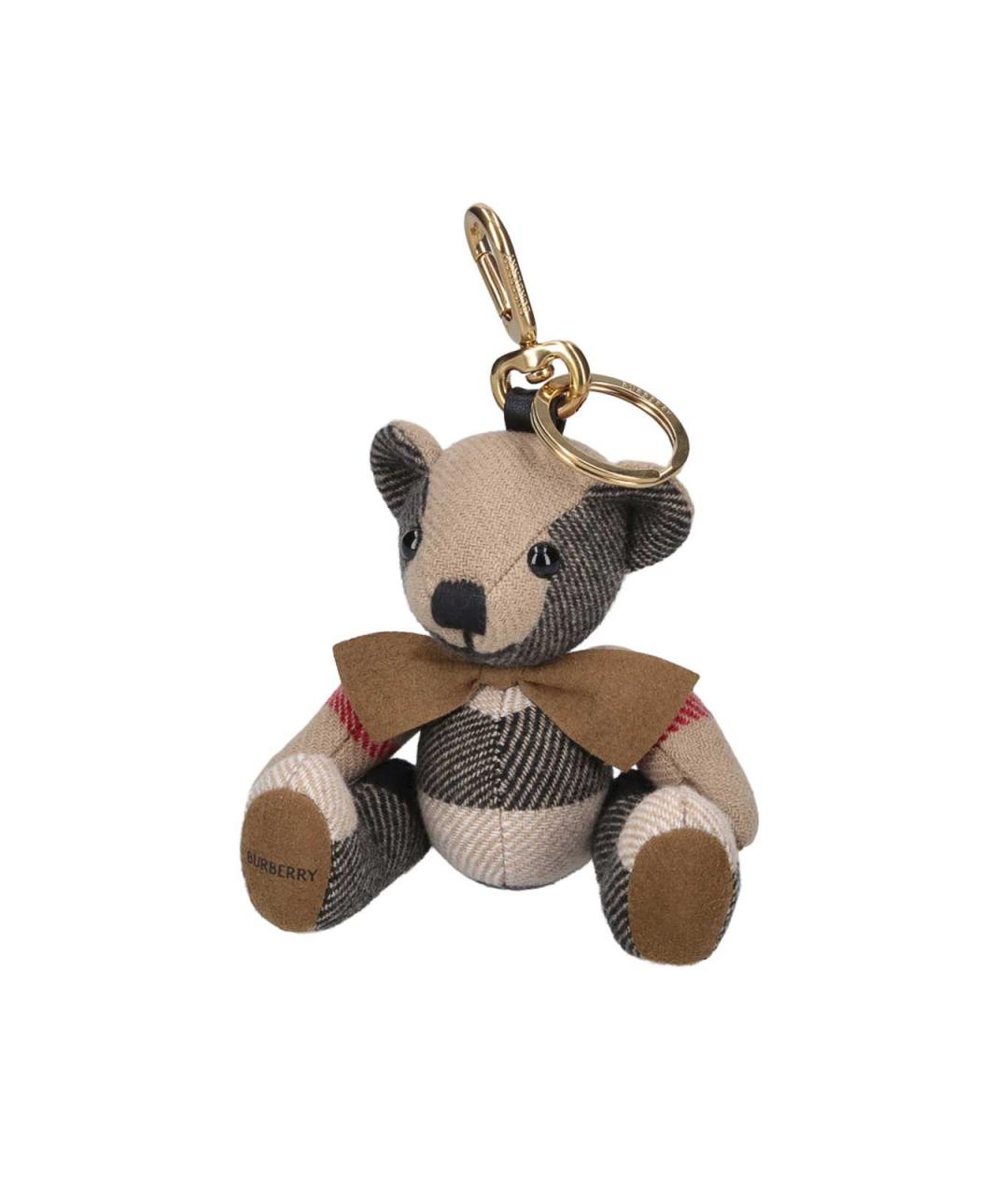 BURBERRY Бежевый брелок, фото 4