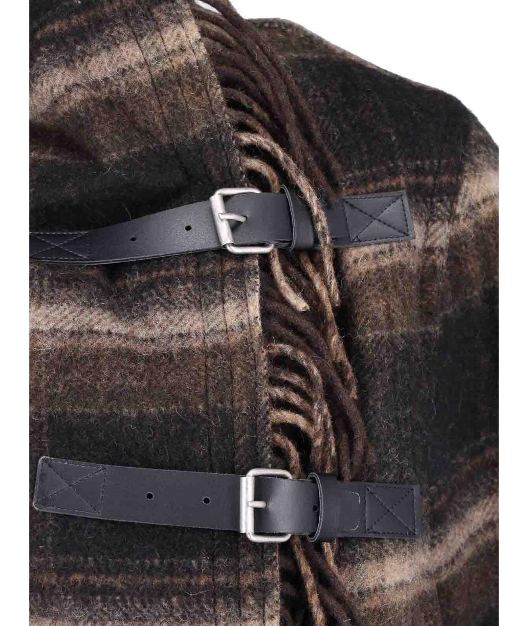 ISABEL MARANT ETOILE Мульти шерстяное пальто, фото 4