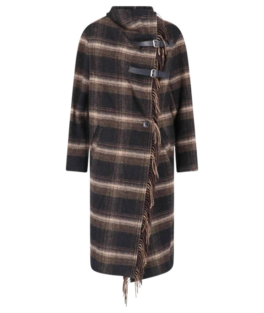 ISABEL MARANT ETOILE Мульти шерстяное пальто, фото 1