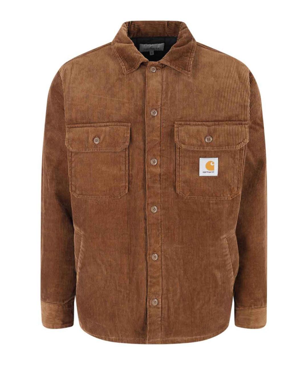 CARHARTT Коричневая кэжуал рубашка, фото 1