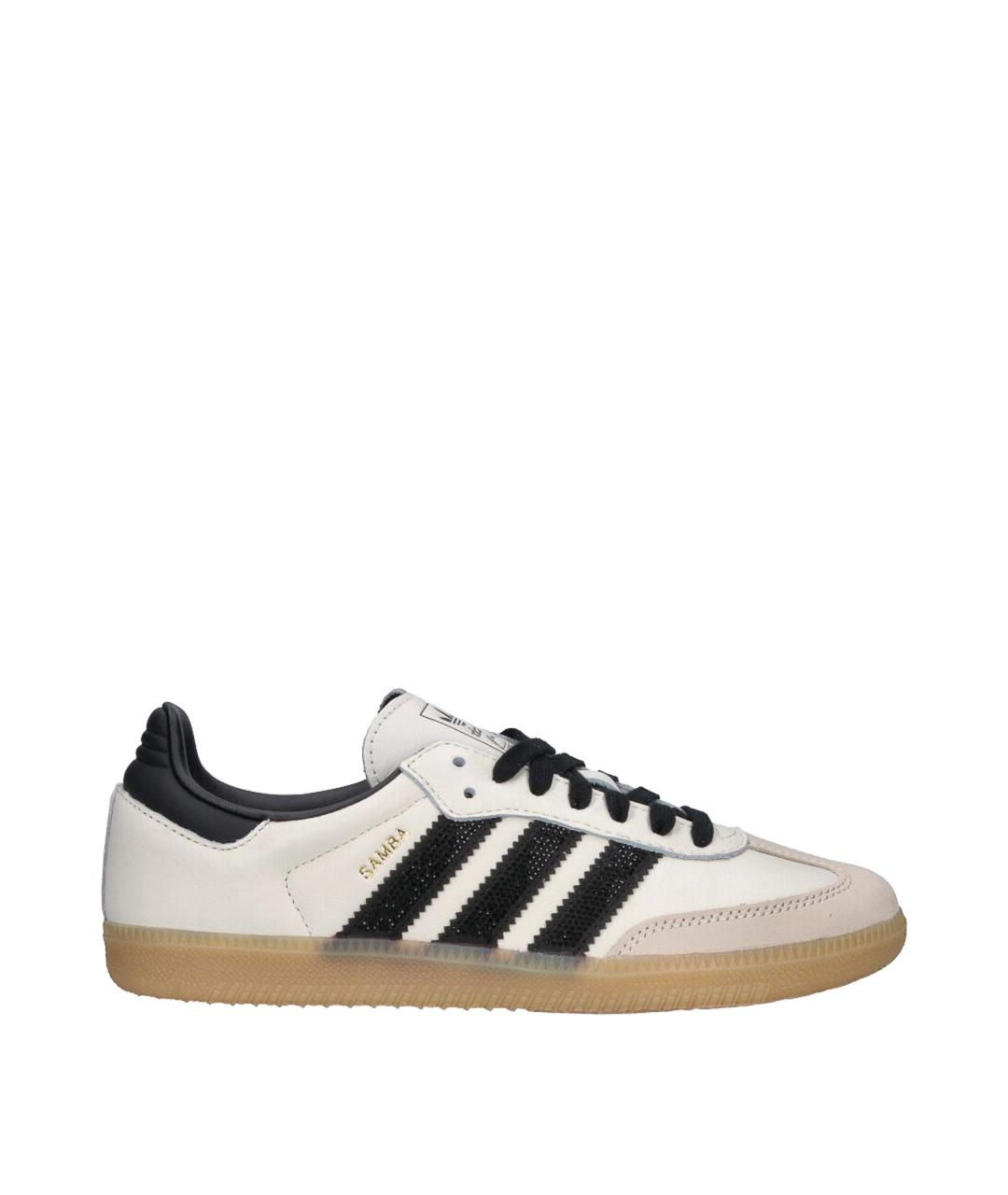 ADIDAS Белые кожаные кеды, фото 1