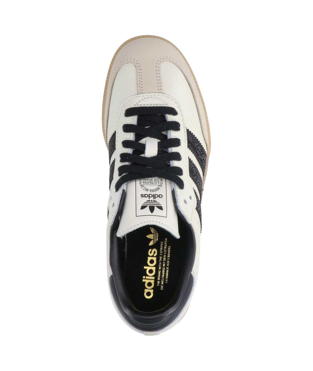 ADIDAS Белые кожаные кеды, фото 5