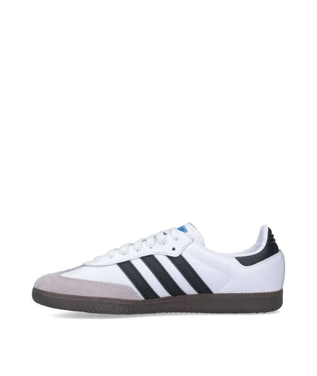 ADIDAS Белые кожаные низкие кроссовки / кеды, фото 3