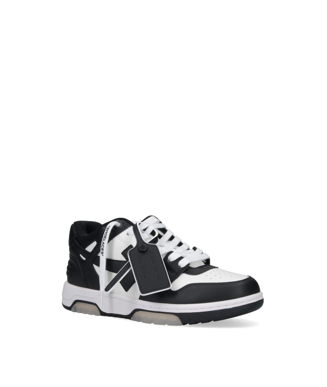 OFF-WHITE Мульти кожаные низкие кроссовки / кеды, фото 2