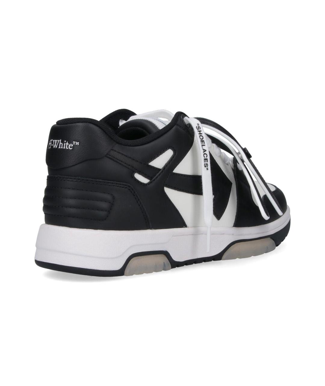 OFF-WHITE Мульти кожаные низкие кроссовки / кеды, фото 4