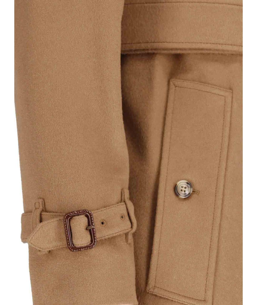 BURBERRY Коричневое кашемировое пальто, фото 5
