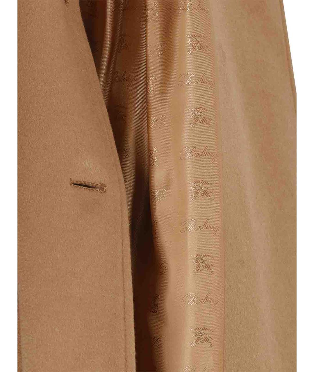 BURBERRY Коричневое кашемировое пальто, фото 7