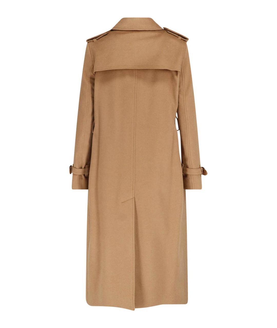 BURBERRY Коричневое кашемировое пальто, фото 2