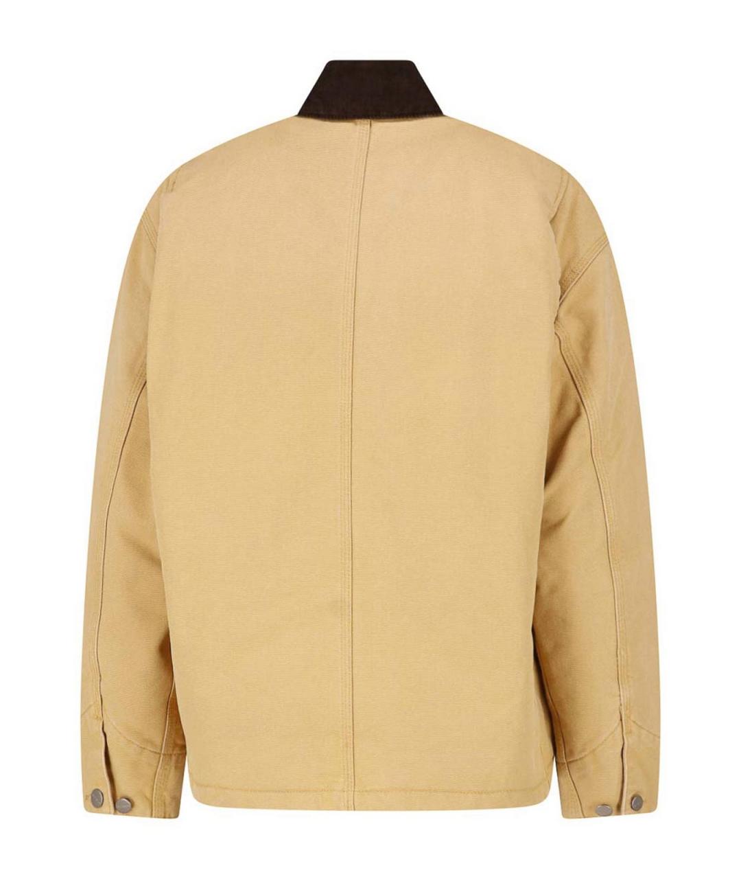 CARHARTT Бежевая хлопковая куртка, фото 2