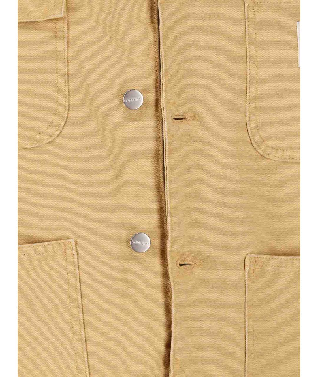 CARHARTT Бежевая хлопковая куртка, фото 4