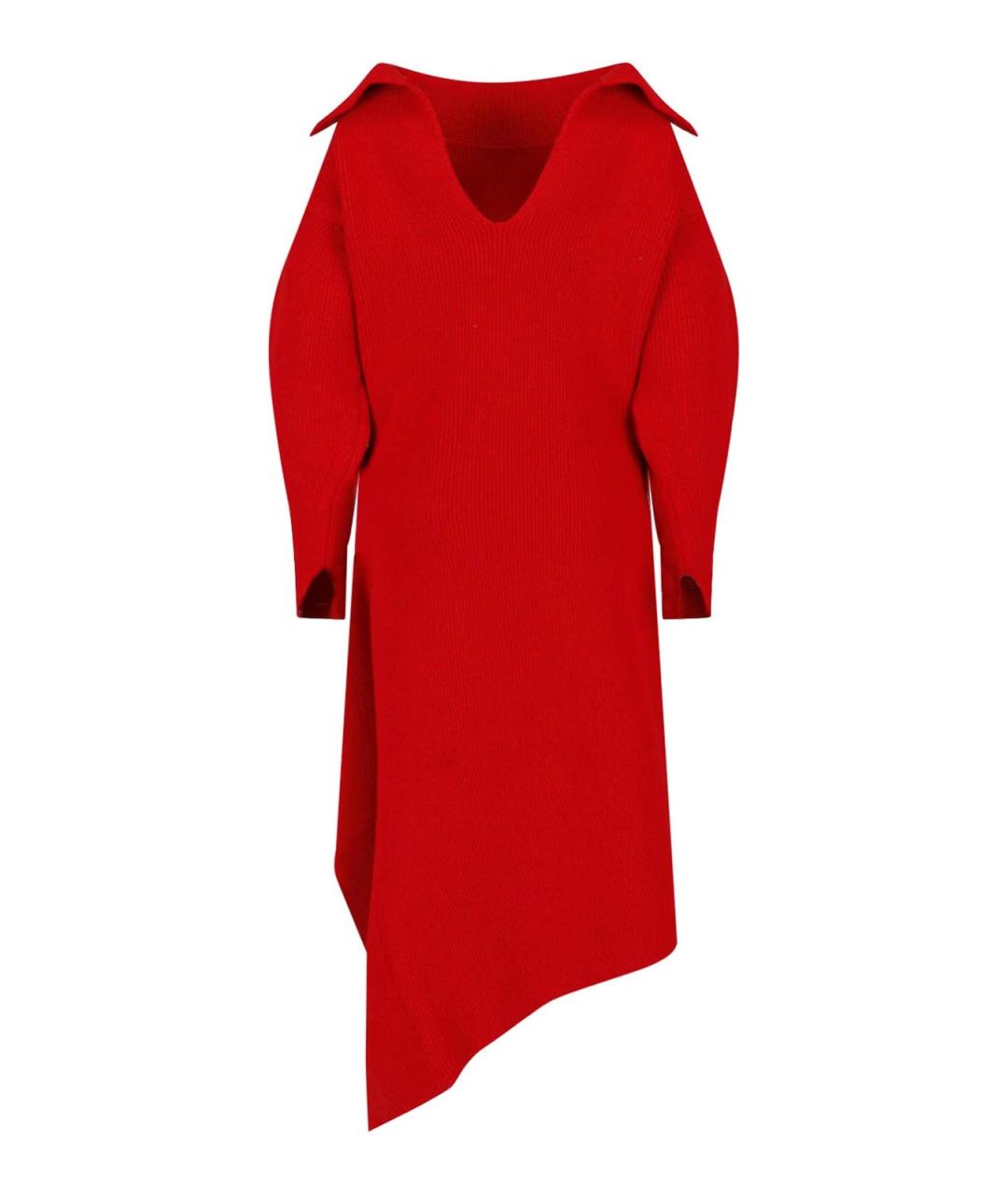 GIVENCHY Красное кашемировое повседневное платье, фото 2
