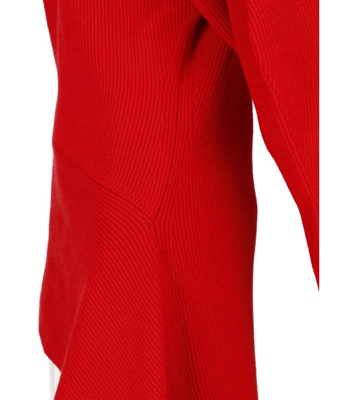 GIVENCHY Красное кашемировое повседневное платье, фото 3