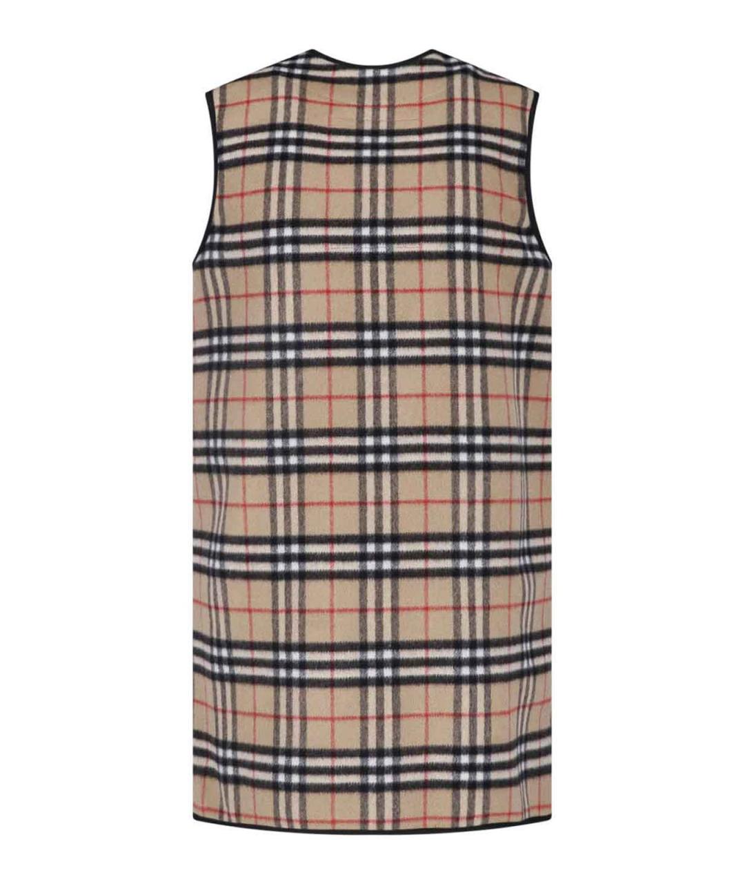 BURBERRY Бежевый кашемировый жилет, фото 2