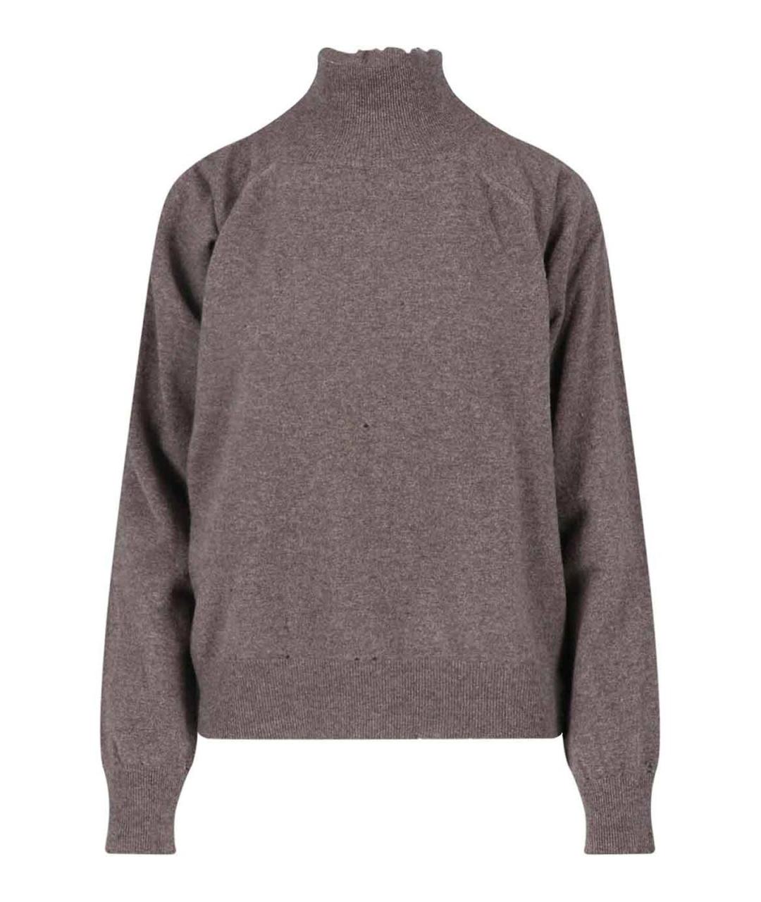 MAISON MARGIELA Коричневый шерстяной джемпер / свитер, фото 1