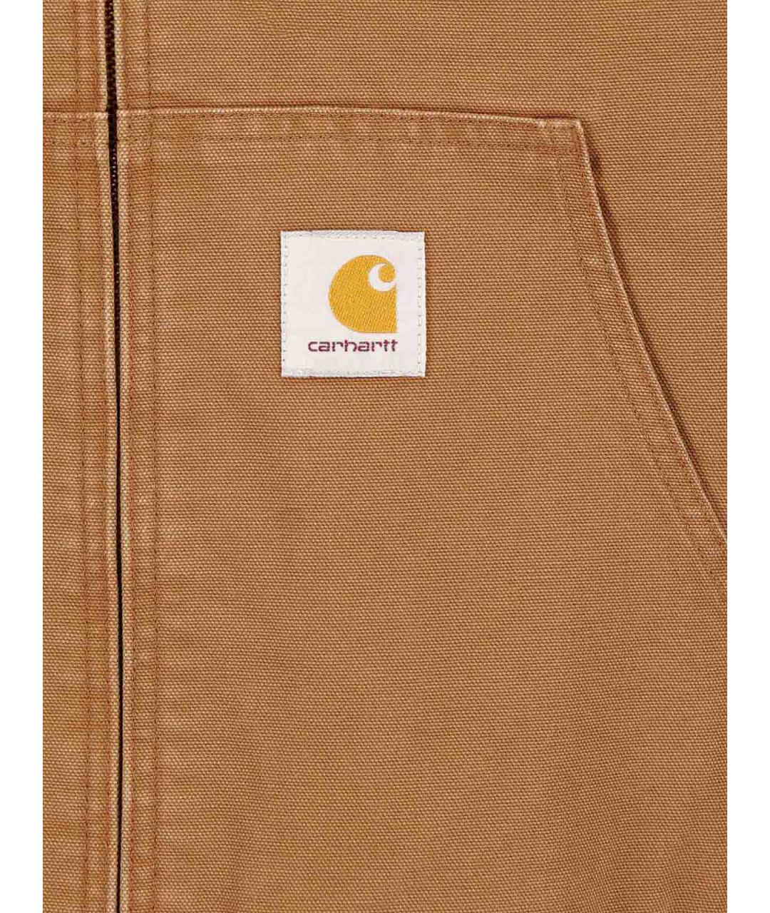 CARHARTT Коричневая хлопковая куртка, фото 3