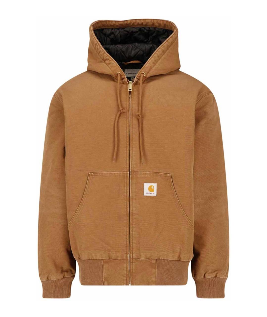 CARHARTT Коричневая хлопковая куртка, фото 1