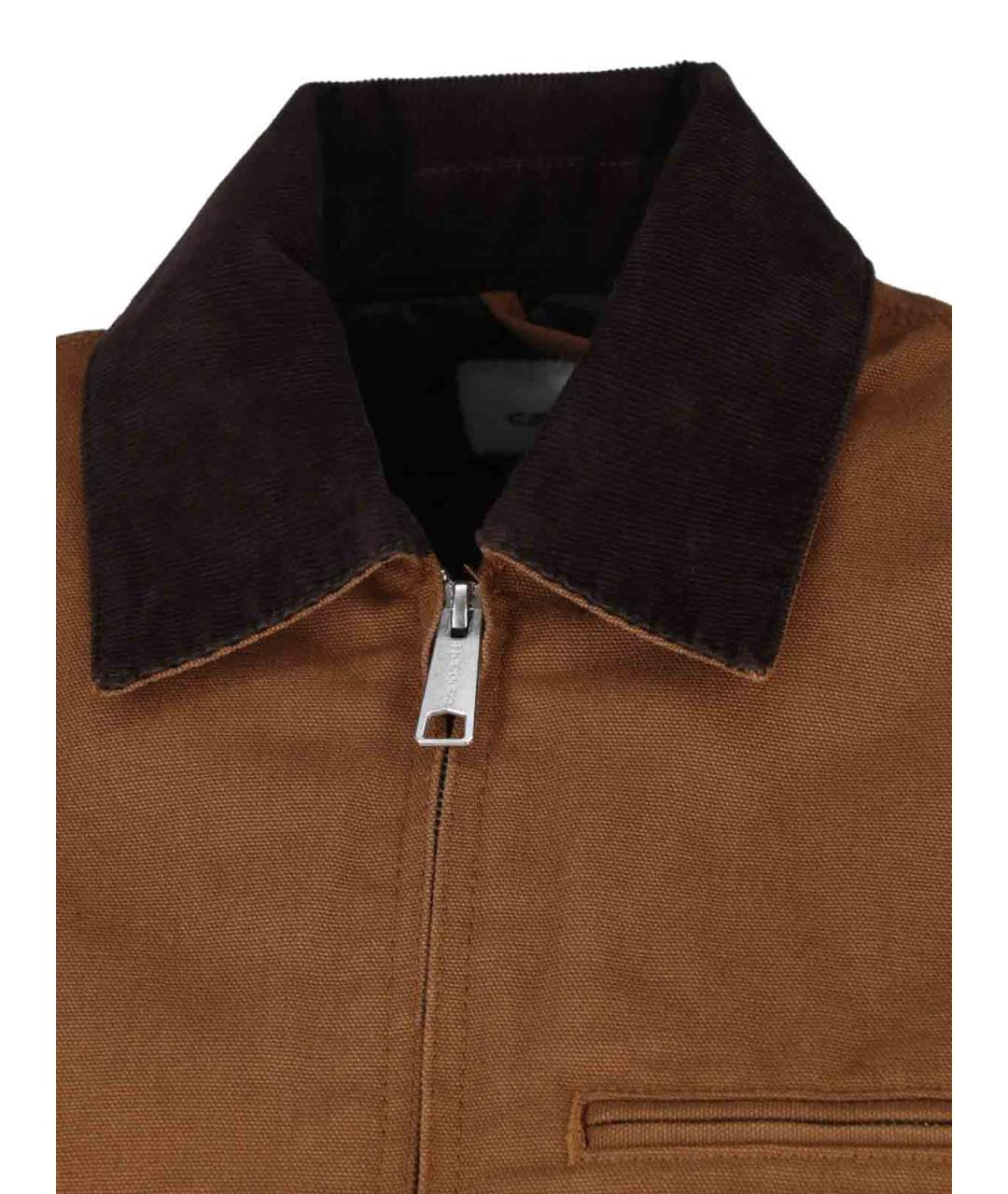 CARHARTT Коричневая хлопковая куртка, фото 4