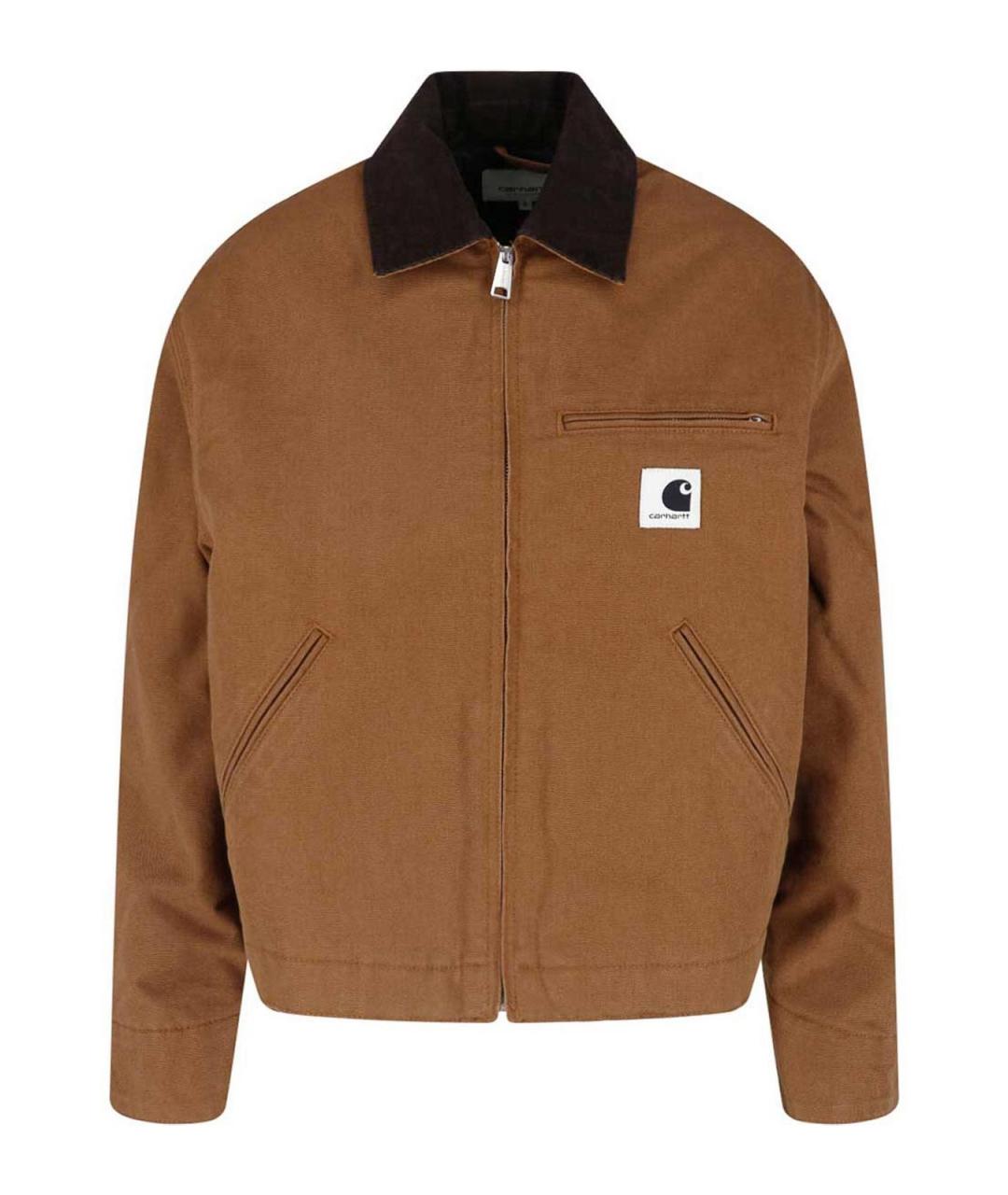CARHARTT Коричневая хлопковая куртка, фото 1
